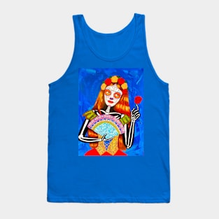 Catrina and her Rosa Tank Top